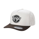 Custom Embroidered Unbranded 5 Panel Perforated Laser Mesh Hat Waterproof Cap