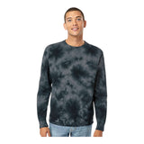 Independent Trading Co PRM3500TD Unisex Midweight Tie-Dyed Crewneck Sweatshirt