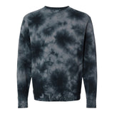 Independent Trading Co PRM3500TD Unisex Midweight Tie-Dyed Crewneck Sweatshirt