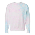 Independent Trading Co PRM3500TD Unisex Midweight Tie-Dyed Crewneck Sweatshirt
