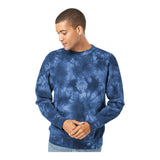 Independent Trading Co PRM3500TD Unisex Midweight Tie-Dyed Crewneck Sweatshirt