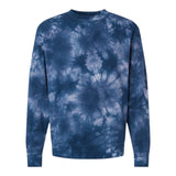 Independent Trading Co PRM3500TD Unisex Midweight Tie-Dyed Crewneck Sweatshirt