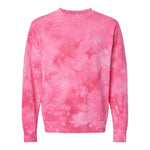 Independent Trading Co PRM3500TD Unisex Midweight Tie-Dyed Crewneck Sweatshirt