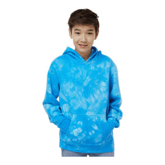 Independent Trading Co PRM1500TD Youth Midweight Tie-Dyed Hooded Sweatshirt - 