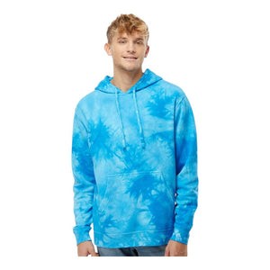Independent Trading Co PRM4500TD Unisex Midweight Tie-Dyed Hooded Sweatshirt - 