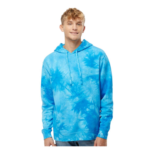 Independent Trading Co PRM4500TD Unisex Midweight Tie-Dyed Hooded Sweatshirt