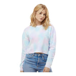 Independent Trading Co AFX24CRP Women's Lightweight Crop Crewneck Sweatshirt