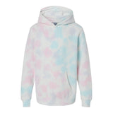 Independent Trading Co PRM1500TD Youth Midweight Tie-Dyed Hooded Sweatshirt