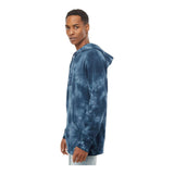Independent Trading Co PRM4500TD Unisex Midweight Tie-Dyed Hooded Sweatshirt