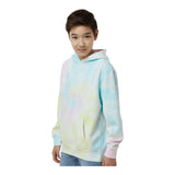 Independent Trading Co PRM1500TD Youth Midweight Tie-Dyed Hooded Sweatshirt