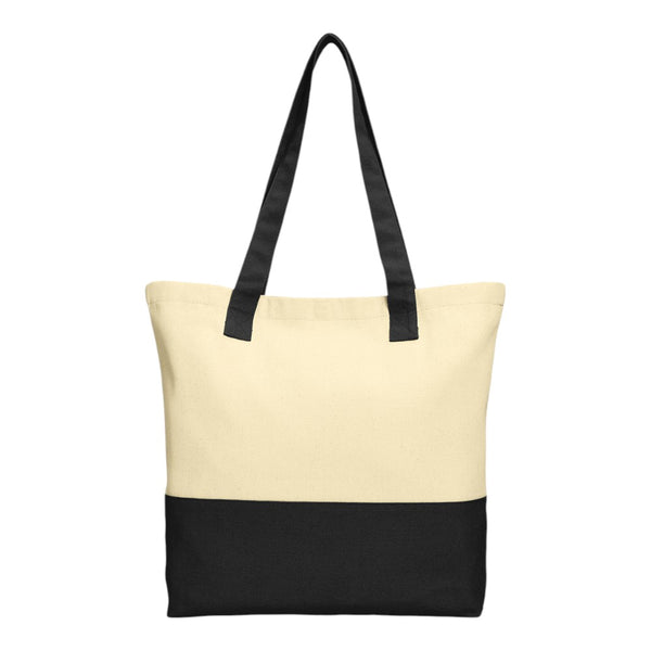 Port Authority BG414 Colorblock Cotton Tote