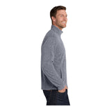 Port Authority F235 Heather Microfleece Full-Zip Jacket