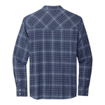 Port Authority W672 Long Sleeve Ombre Plaid Shirt