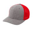 Port Authority C302 Flexfit Melange Mesh Back Trucker Cap