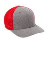 Port Authority C302 Flexfit Melange Mesh Back Trucker Cap