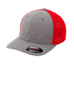 Port Authority C302 Flexfit Melange Mesh Back Trucker Cap