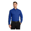 Port Authority W100 Long Sleeve Carefree Poplin Shirt