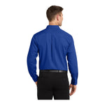Port Authority W100 Long Sleeve Carefree Poplin Shirt