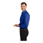 Port Authority W100 Long Sleeve Carefree Poplin Shirt