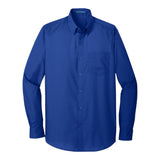 Port Authority W100 Long Sleeve Carefree Poplin Shirt