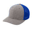 Port Authority C302 Flexfit Melange Mesh Back Trucker Cap