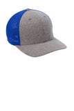 Port Authority C302 Flexfit Melange Mesh Back Trucker Cap