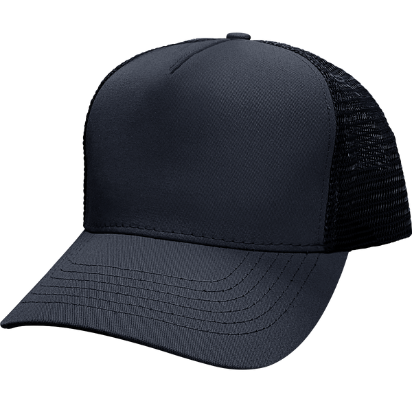 Cali Headwear US40 5 Panel Structured Trucker Hat Made in USA