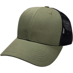 Cali Headwear US50 6 Panel Structured Trucker Hat Made in USA