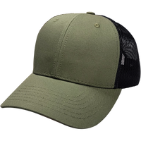 Cali Headwear US50 6 Panel Structured Trucker Hat Made in USA