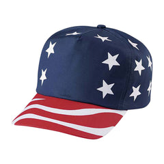 Cobra USA-5 5 Panel USA Flag Cap - 