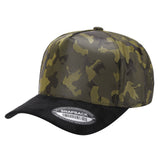 Unbranded 5 Panel Camo Suede Hat