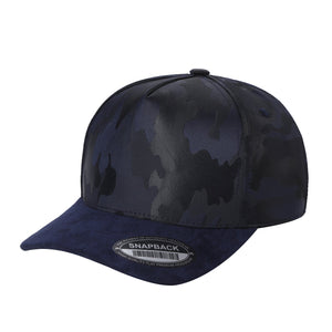 Unbranded 5 Panel Camo Suede Hat - 