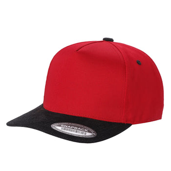 Unbranded 5 Panel Hat with Corduroy Bill