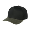 Unbranded 5 Panel Leather Bill Hat