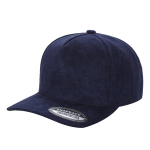 Unbranded 5 Panel Suede Hat - 