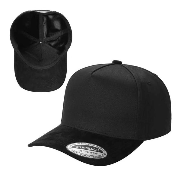 Unbranded 5 Panel Waterproof Suede Bill Hat