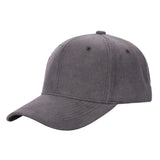 Unbranded Corduroy Baseball Cap with Buckle Closure