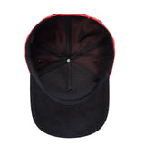Unbranded Satin Snapback with Suede Bill