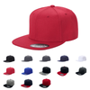 Unbranded Wool Snapback Hat, Blank Flat Bill Cap