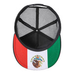Unbranded 5 Panel Flat Bill Trucker Hat, Blank 5 Panel Mesh Back Cap
