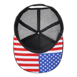 Unbranded 5 Panel Flat Bill Trucker Hat, Blank 5 Panel Mesh Back Cap