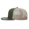Unbranded 6-Panel Trucker Hat, Blank Flat Bill Mesh Cap