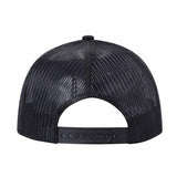 Unbranded 6 Panel Flat Bill Trucker Hat Snapback