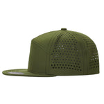 Unbranded 7 Panel Perforated Hat Laser Vented Cap