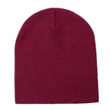 Unbranded Beanies Caps Toboggan Short Uncuffed Soft Knit in Bulk Multi-Color Plain Blank Wholesale Lot