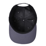 Unbranded Snapback Hat, Blank Flat Bill Cap