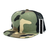 Academy Fits Camo Mesh Trucker Hat Snapback 1013C