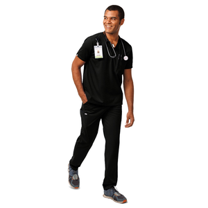 Vel Sentry Men's 6-Pocket Double Cargo Pocket Scrub Pants VB451 - 