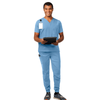 Vel Endeavor Men's 6-Pocket Double Cargo Pocket Jogger Scrub Pants VB452