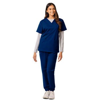 Vel Endeavor Ladies 5-Pocket Double Cargo Pocket Jogger Scrub Pants VB752